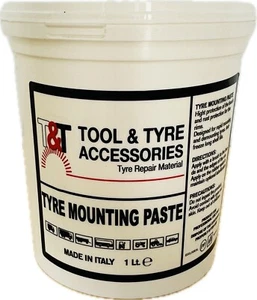 Premium Tyre Tire Mounting Paste Bead Wax/Lube 1kg Tub Made in Italy - Picture 1 of 2