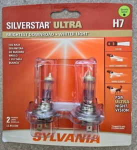 Sylvania Silverstar Ultra H7 Bulb Twin Pack - Foto 1 di 2