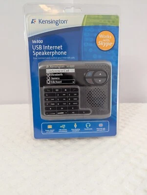 Kensington Vo300 USB Internet Speakerphone Dial Control Internet Calls Skype - Image 1 of 4