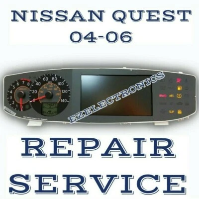 SERVICIO DE REPARACIÓN DE CUADRO DE INSTRUMENTOS, RECONSTRUCCIÓN PARA NISSAN QUEST 2004 2005 2006 Foto 1 de 3