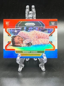 Wendy Choo 2022 Panini Prizm WWE # 86 RC Rosso Bianco Blu Prizm - Foto 1 di 2
