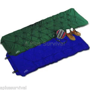Almohadilla de cama de colchón autoinflable para camping - color azul - Imagen 1 de 1