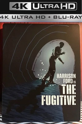 THE FUGITIVE (STEELBOOK) 4K UHD Blu-ray. 2-Disc. HARRISON FORD - Image 1 of 4
