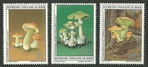 BENIN 1985 FUNGI FLOWERS PLANTS SET MNH - Picture 1 of 1