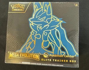 Pokemon Center Mega Evolution Lucario ETB Elite Trainer Box BRAND NEW Sealed - Picture 1 of 2