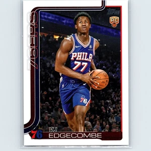 2025-26 Topps VJ Edgecombe Rookie #203 Philadelphia 76ers - Bild 1 von 2