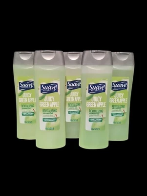 5 Suave Juicy Green Apple Revitalizing Shampoo 15oz 24hr Long Lasting Fragrance  - Image 1 of 2