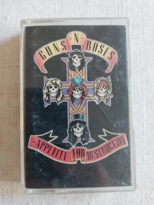 Guns 'n' Roses "Appetite for Destruction" original cassette tape 1987 vintage - Picture 1 of 9