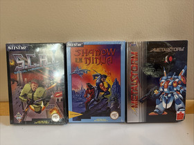 Limited run/Retrobit games Lot NES carts Metalstorm,Shadow of the ninja,SCAT NEW