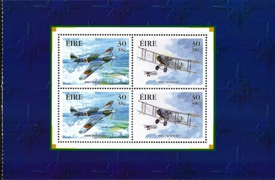 2000 Ireland Sg 1364b Military Aviation Booklet Pane MNH - Image 1 of 2