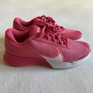 Nike Court Air Zoom Vapor Pro 2 Clay Women Size 9 Tennis Shoe Aster Pink - Picture 1 of 12