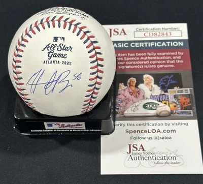 Hunter Brown Signed 2025 All Star Game Baseball Autographed Auto Astros JSA COA - Image 1 of 2