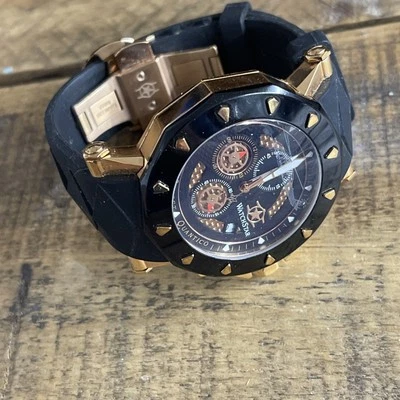 Reloj Watchstar Quantico Top Secret Marine Corps Blackhawk Helicóptero Rosa Negra Foto 1 de 4