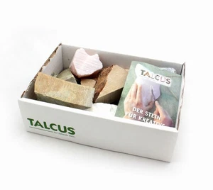 Caja de esteatita de talco espacios en blanco de esteatita piedras en bruto - Imagen 1 de 1