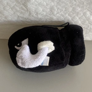 Mario Party 8 - 5 Zoll Bullet Bill hängendes Plüschtier 2011 Hudson weiches Stofftier Nintendo - Bild 1 von 7