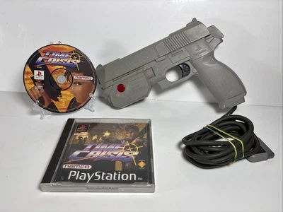 Playstation 1 PS1 Namco G-Con gun NPC 103 with Time Crisis game GC - Fast Post - Image 1 of 4