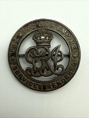 INSIGNIA HERIDA GUERRA PLATA SWB PRIMERA GUERRA MUNDIAL, SERVICIOS PRESTADOS Foto 1 de 4