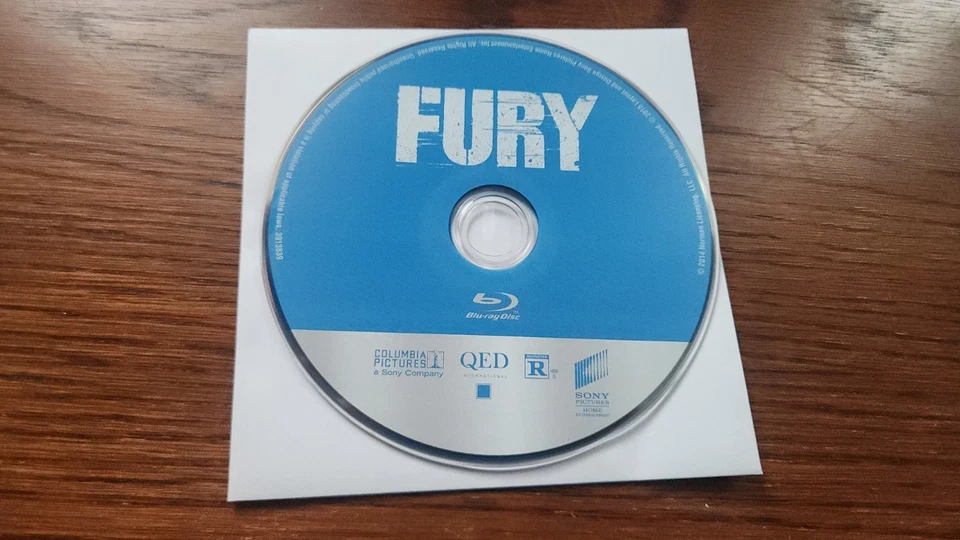 Fury Brad Pitt bluray disc only - Imagem 1 de 1