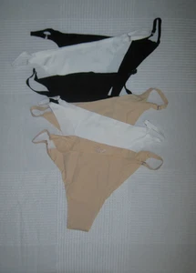 Tanga de tiro bajo sin costuras ropa interior elástica bragas paquete de entrenamiento tanga sin mostrar - Imagen 1 de 6