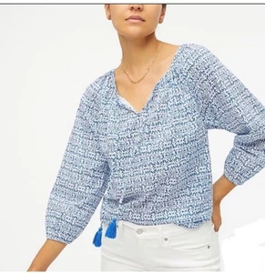 J.Crew Raglan Cotton Top Size M - Picture 1 of 10