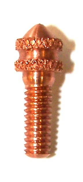 Tattoo Machine Solid Copper Set Screw Binder Post Kings Crown Binding Post Screw - Image 1 of 1