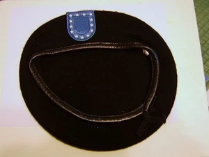 NEW BLACK BERET SIZE 6 3/8 - Picture 1 of 1