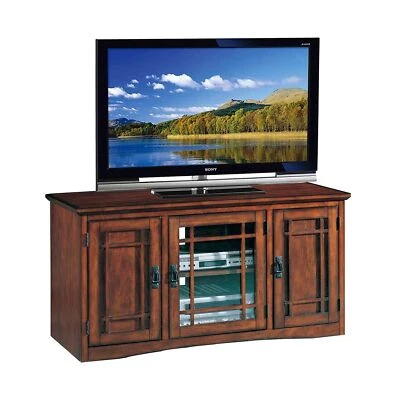 Leick Home Riley Holliday Mission 高高电视支架,50 英寸,橡木 — 第 1/4 张图片