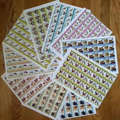 Worldwide Topical Stamp Collection Mint Birds & Dogs - 500 Stamps (10 Sheets) - Image 1 of 4