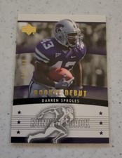 2005 Upper Deck Rookie Debut Darren Sproles #114 Rookie RC Gold  78/100