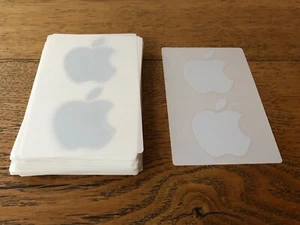 Original Apple-Logo Aufkleber/Sticker 74x2=148 Stück NEU - Bild 1 von 4