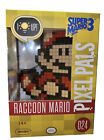 Neuf PDP Pixel Pals Raccoon Mario #024 Super Mario Bros 3 Rare Nintendo Light