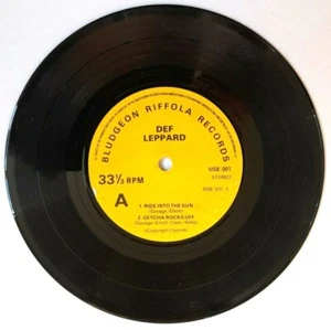 NM/NM DEF LEPPARD ROCKS OFF EP RIDE INTO THE SUN MSB 001 7" VINYL 45 - Picture 1 of 2