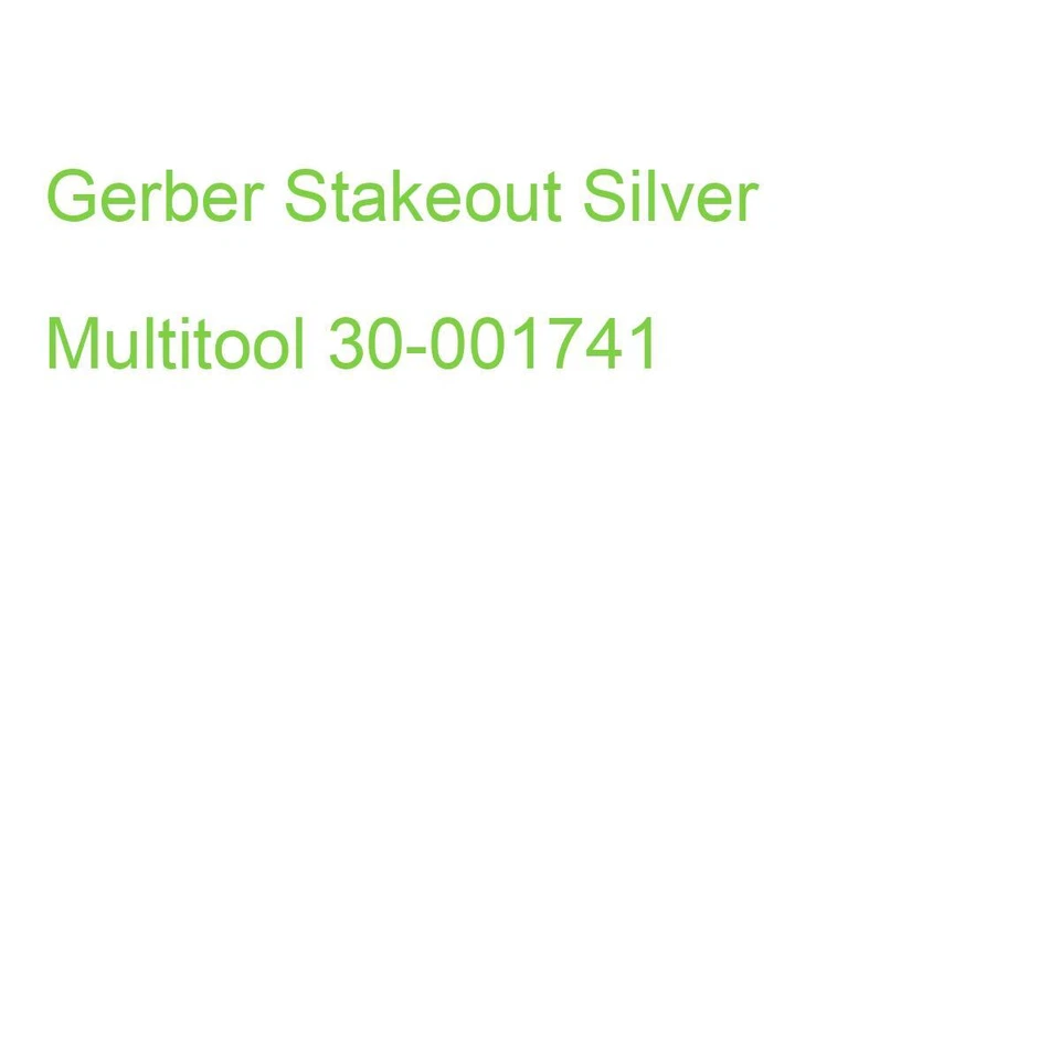 Gerber Stakeout Silver Multitool 30-001741 (0013658160743)