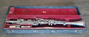 Beautiful Harry Pedler & Co. Metal Clarinet Circa 1930, Serial No. 14037 - Picture 1 of 15