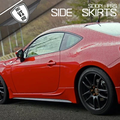 Fits 13-20 Scion FRS/Subaru BRZ/Toyota 86 J Style Side Skirts Extension PU - Image 1 of 3