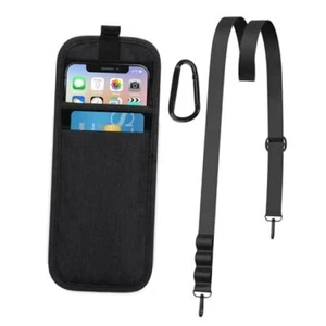 Cell Phone Pouch Bag 3.74x7 Inch,Nylon Phone Sleeve Carrying Case with Neck - Photo 1 sur 7