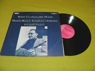 Mozart - Clarinet Concerto - Quintet / Benny Goodman / Munch 1968 RCA STEREO EX - Image 1 of 2