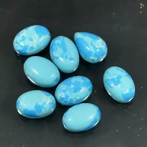 10x14 mm Larimar Oval Natural Mohave/Oyster Copper Turquoise Cabochon Gemstone - Picture 1 of 5