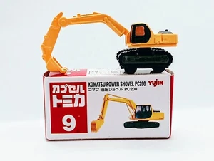 KOMATSU POWER SHOVEL PC200 KAPSEL TOMIC #9 MINI CAR SAMMLUNG SERIE 7  - Bild 1 von 7