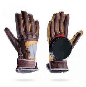Loaded Longboard Slide Gloves - Advanced FreeRide - Brown - SALE WAS £60! - Picture 1 of 2