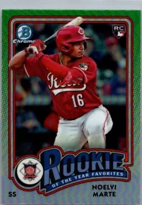 2024 Bowman - Rookie of the Year Favorites Noelvi Marte #ROY-4 (RC) Reds - Picture 1 of 2