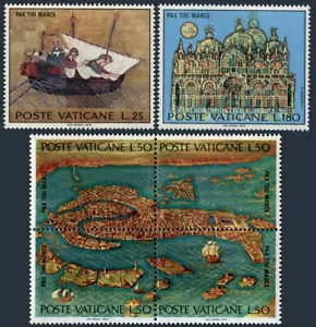 Vatikan 518-519.520 n. Chr., postfrisch. Mi 599-604. UNESCO Kampagne zur Rettung Venedigs, 1972. - Bild 1 von 1