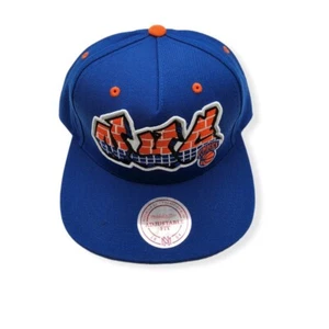 Mitchell & Ness New York Knicks Graffiti HWC Royal Adjustable Snapback Hat Cap - Picture 1 of 6
