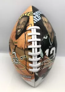 TOM BRADY MCNABB HERSHEY PROMO MINI FOOTBALL Super Bowl XXXIX PATS EAGLES - Picture 1 of 7