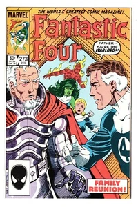 FANTASTIC FOUR 273, VF/NM (9.0) 1° COMPLETO e COPERTINA NATHANIEL RICHARDS, LOKI* - Foto 1 di 2