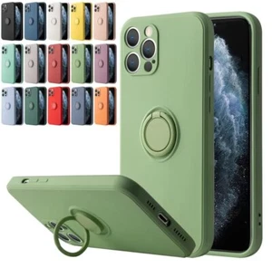Case for iPhone 16 Pro Max 15 14 13 XR 8 7 Ring Holder Magnetic Shockproof Cover - Picture 1 of 19