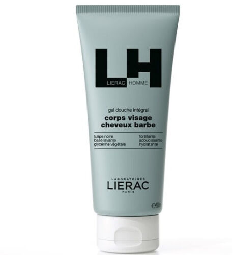 Lierac Homme Integral Shower Gel Cleans Softenes Tones For Body Face Hair Beard