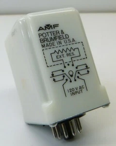 Relé de retardo de tiempo AMF Potter & Brumfield CHF-38-70002, retardo en funcionamiento - Imagen 1 de 5
