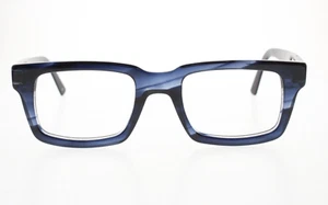 ANDY WOLF AW04 COL.09 THICK BLACK FRAMES 51/21-145 MM MADE IN AUSTRIA - Picture 1 of 8