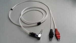 1x 8N Occ Silver Cable HD650 HD600 HD565 Carbon rhodium 3.5mm Plug - Picture 1 of 3